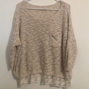 Abercrombie & Fitch light knitted sweater Size M/L